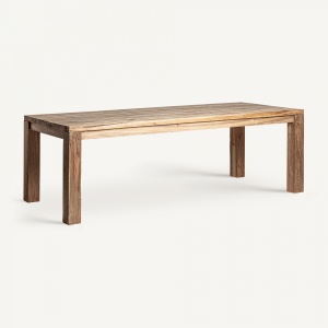 MASA DINING LUX, MARO, REF. 32933, PRELUCRATA MANUAL, CONFECTIONATA DIN LEMN DE TEC RECICLAT, STIL SCANDINAV - Img 2