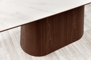 MASA DINING, UNIQUE, 200CM, CADRUL OVAL, LEMN FURNIRUIT SI CERAMICA, ARTIM GROUP SELECTION - Img 5