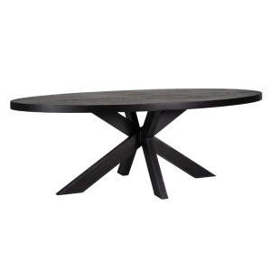 MASA DINING WATSON, 235 CM, NEAGRA , DIN LEMN DE STEJAR, STIL MODERN, RICHMOND INTERIORS