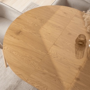 MASA EXTENSIBILA 120/200CM, ARTIM MEBLE, REALIZATA DIN MDF, CULOARE STEJAR, STIL MODERN - Img 4