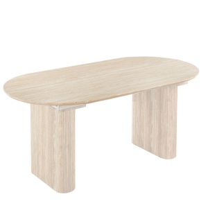 MASA EXTENSIBILA 180-220CM, ARTIM MEBLE, REALIZATA DIN MDF, CULOARE TRAVERTIN, STIL MODERN