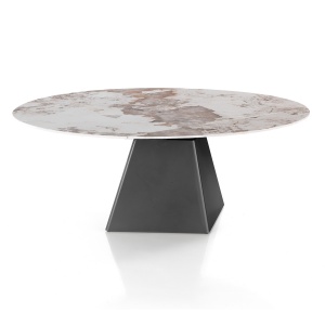 MASA EXTENSIBILA DE LUX, BOLLARD GREY, METAL SI CERAMICA 100/160CM, ARTIM GROUP SELECTION - Img 3