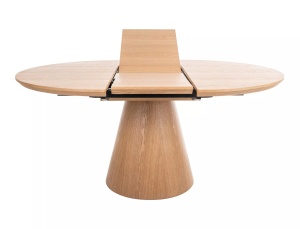 MASA EXTENSIBILA, DINING, 120(160)X120, STEJAR, DIN MDF LAMINAT, STIL MODERN - Img 5