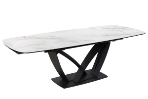 MASA EXTENSIBILA, PAPILLON 180/260CM, DIN CERAMICA/STICLA MARMURA ALBA SI METAL, ARTIM GROUP SELECTION - Img 7