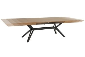 MASA EXTESIBILA DE MARI DIMENSIUNI, GIANT 180- 320CM, FURNIR LEMN DE NUC SI METAL, ASPECT NUC, ARTIM GROUP SELECTION - Img 3