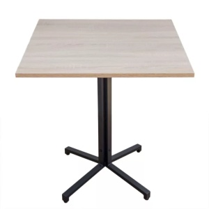 MASA PENTRU CAFENEA, 68x68 CM, STEJAR SONOMA/NEGRU, DIN PAL LAMINAT SI OTEL, ARTIM GROUP SELECTION - Img 7