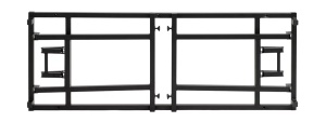 MASA PENTRU CATERING/CONFERINTE 180X100 CM, STEJAR LANCELOT/NEGRU, DIN PAL LAMINAT SI OTEL, ARTIM GROUP SELECTION - Img 4
