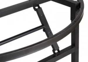 MASA PLIABILA PENTRU CATERING/CONFERINTE 180CM, STEJAR SONOMA, DIN METAL SI FURNIR LEMN - Img 3