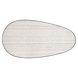 MASUTA DE CAFEA BILOXI, 214333, CONFECTIONATA DIN MDF, MARMURA ITALIANA, OTEL INOXIDABIL SI METAL, MARO SI BEJ, STIL MODERN - Img 4