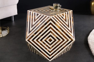 MASUTA DE CAFEA, BONE INLAY 40CM, POLIRASINA SI OS DE BIVOL, ARTIM GROUP SELECTION - Img 3