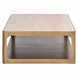 MASUTA DE CAFEA CLARIDGE, 213814, CONFECTIONATA DIN METAL, STILCA SI CERAMICA, BEJ/NISIPIU/NEGRU STIL MODERN - Img 4