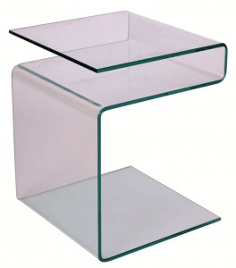 MASUTA DE CAFEA EPI, TRANSPARENTA, DIN STICLA SECURIZATA, STIL MODERN
