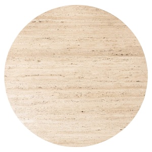 MASUTA DE CAFEA HAMPTON 211589, CONFECTIONATA DIN METAL, MDF SI TRAVERTIN, CULOAREA BEJ/MARO, STIL MODERN - Img 3