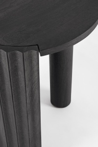 MASUTA DE CAFEA ORISSA 50 NEAGRA, CONFECTIONATA DIN LEMN MASIV DE MANGO, STIL MODERN - Img 5