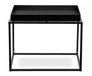 MASUTA DE CAFEA RITTA XL, NEAGRA, CONFECTIONATA DIN METAL STIL MODERN - Img 2