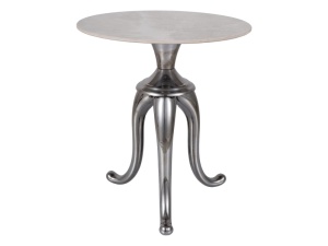 MASUTA DE CAFEA SNAKE, ARGINTIU/EFECT DE MARMURA, STIL MODERN - Img 1
