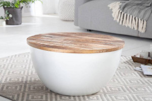MASUTA DE CAFEA, STORAGE 60CM, DIN METAL, CU SPATIU DEPOZITARE - Img 5