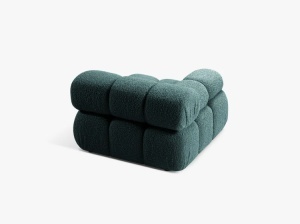 MODUL CANAPEA BELLIS, PE STANGA, BENZINA, CU TAPITERIE DIN TEXTIL BOUCLE ROLF, MICADONI - Img 3