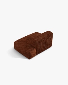 MODUL CANAPEA/COLTAR MARTINA, 133X106 CM, PE DREAPTA, CARAMIZIU, TAPITAT CU TAPITERIE DIN TEXTIL COORDOI TILIA, MICADONI - Img 3