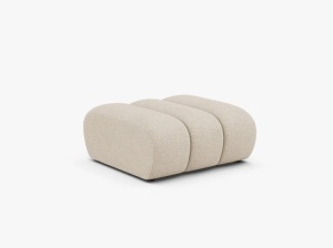 MODUL CANAPEA LUPIN, 87X90, BEJ, CU TAPITERIE DIN TEXTIL BOUCLE BALOO, MICADONI - Img 2