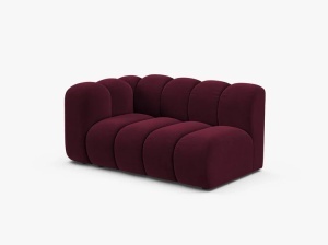 MODUL CANAPEA LUPIN, PE STANGA, 144 CM, VISINIU, CU TAPITERIE DIN TEXTIL CATIFEA VENUS, MICADONI - Img 2