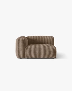 MODUL LATERAL PENTRU CANAPEA MARTINA, PE STANGA, GHINDA, TAPITAT CU TAPITERIE DIN TEXTIL CORDOI TILIA, MICADONI