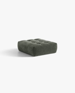 MODUL POUF CANAPEA BLOOM, VERDE MUSCHI, 107X99 CM, CU TAPITERIE DIN TEXTIL STRUCTURAT WIND, MICADONI - Img 2
