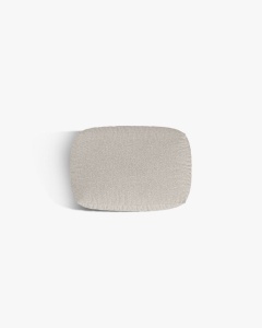 MODUL POUF CANAPEA/COLTAR MARTINA, 103X73 CM, BEJ, TAPITAT CU TAPITERIE DIN TEXTIL BOUCLE MONET, MICADONI - Img 3