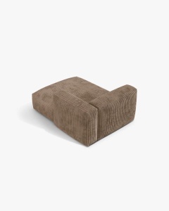 MODUL SEZLONG CANAPEA/COLTAR MARTINA, 130X176 CM, PE DREAPTA, GHINDA, TAPITAT CU TAPITERIE DIN TEXTIL CORDOI TILIA, MICADONI - Img 3