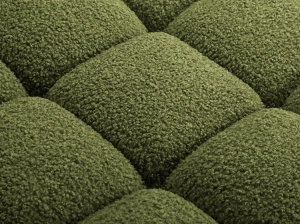 MODUL SEZLONG COLTAR BELLIS, PE DREAPTA, VERDE, CU TAPITERIE DIN TEXTIL BOUCLE ROLF, MICADONI - Img 5