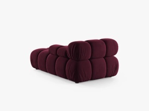 MODUL SEZLONG COLTAR BELLIS, PE DREAPTA, VISINIU, CU TAPITERIE DIN CATIFEA VENUS, MICADONI - Img 3