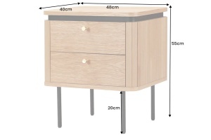 NOPTIERA, ATELIER 55CM, DIN LEMN DE MANGO SI METAL, ASPECT NATUR, ARTIM GROUP SELECTION - Img 8