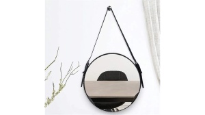 OGLINDA BAIE REA LOFT CFZL-MR060, 60CM, NEGRU, DIN STICLA SI METAL, CALITATE SUPERIOARA - Img 5
