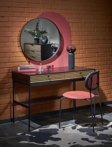 OGLINDA DE PERETE, PATINA, 70X70CM, NEAGRA, ARTIM GROUP SELECTION - Img 1