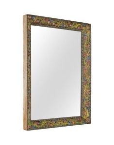 OGLINDA DECORATIVA, ARTIM 100CM, DIN LEMN DE MANGO, MDF SI STICLA, REALIZATA MANUAL, ARTIM GROUP SELECTION - Img 3