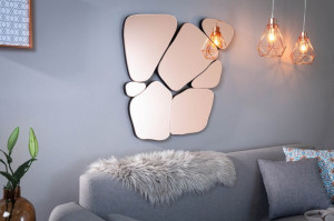 OGLINDA DECORATIVA, MODERNA PINK 78CM COD 38988 STIL MODERN