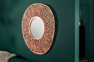 OGLINDA, LEAF L 110CM, COD 40875, STICLA SI METAL, DESIGN MODERN - Img 2