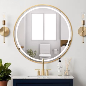 Oglindă LED 80cm MMJ Gold - Img 2