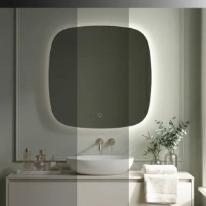 OGLINDA PENTRU BAIE CU LED TOP, 70X70CM, CALITATE SUPERIOARA - Img 4
