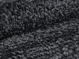 PAT TAPITAT, ELOISE, 160x200, GRI INCHIS, SOMIERA RABATABILA, CU TAPITERIE DIN TEXTIL BOUCLE ROLF, MICADONI - Img 5