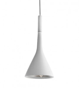 PENDUL FLAT A, FLAT WHITE, 25x123 cm, ALB, DIN ALUMINIU DE INALTA CALITATE, STIL MODERN, TU - Img 1