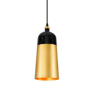 PENDUL FOX ROSE GOLD, 25x123cm, NEGRU SI ROZ AURIU, DIN ALUMINIU DE INALTA CALITATE, STIL MODERN, TU - Img 3