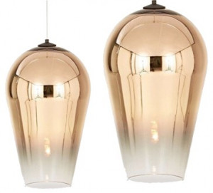PENDUL GOLD APP325-1CP, 18x30 cm, AURIU, DIN STICLA, STIL MODERN, TU - Img 1