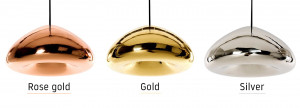PENDUL MIRROR GOLD APP323-1CP, 29x15,5 cm, AURIU SI NEGRU, DIN STICLA, STIL MODERN, TU - Img 6
