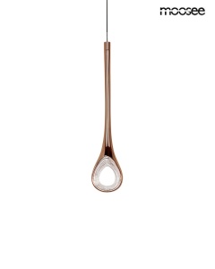 PENDUL MOOSEE VUELO, CUPRU, CONFECTIONAT DIN ALUMINIU SI ACRIL, DESIGN MODERN ELEGANT - Img 1