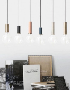 PENDUL OSTI A WHITE / GOLD APP106-1CP, 5x100 cm, ALB, DIN ALUMINIU, STIL MODERN, TU - Img 4