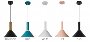 PENDUL OSTI D WHITE / GOLD APP133-1CP, 25x100 cm, ALB, DIN ALUMINIU, STIL MODERN, TU - Img 2