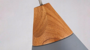 PENDUL SCANDI A GRAY APP056, 25x126 cm, GRI, DIN ALUMINIU DE INALTA CALITATE, STIL MODERN, TU - Img 7