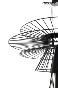 PENDUL SESTO NEGRU, CONFECTIONAT DIN METAL, STIL MODERN - Img 4