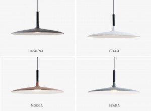 PENDUL WHITE APP032-1CP, 45x100 cm, ALB, DIN ALUMINIU, STIL MODERN, TU - Img 3